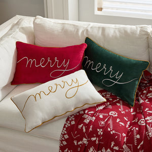 Christmas Pillow Cover Holiday Decorative Back Cushion Cover Living Room