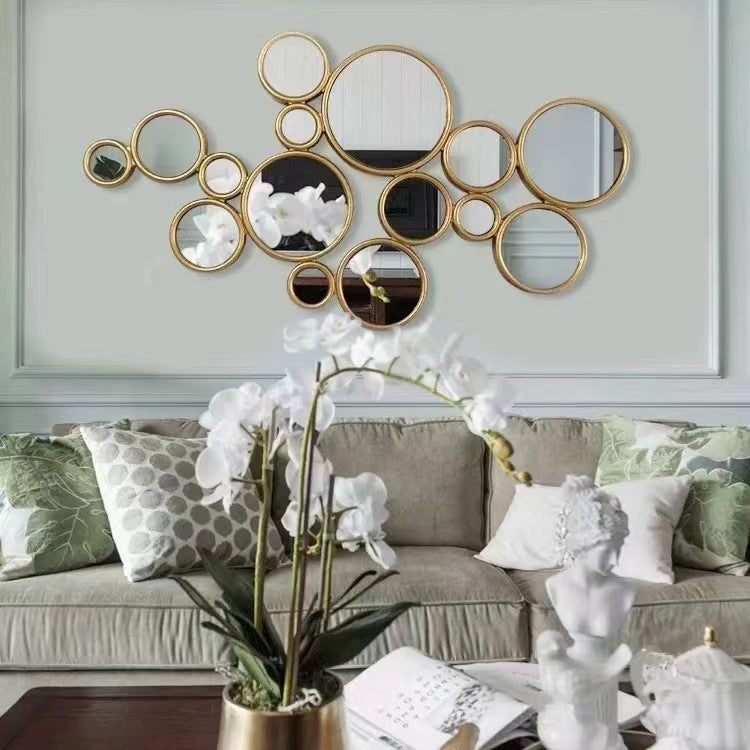 Round Dining-side Mirror Hallway Mirror Decorative Mirror