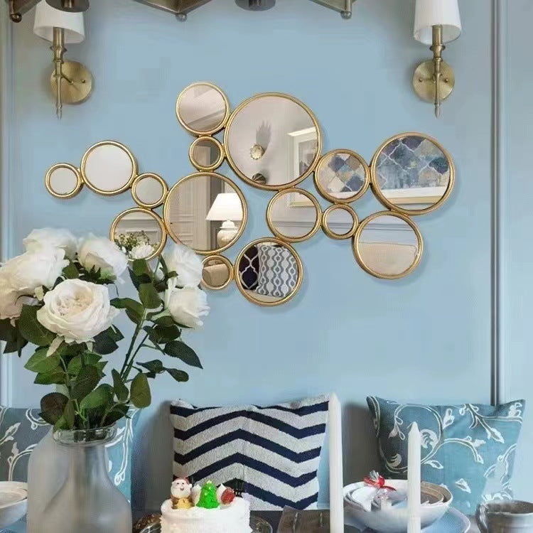 Round Dining-side Mirror Hallway Mirror Decorative Mirror