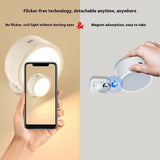 Home Ornaments Lighting Round Rotatable Bedside Wall Lamp