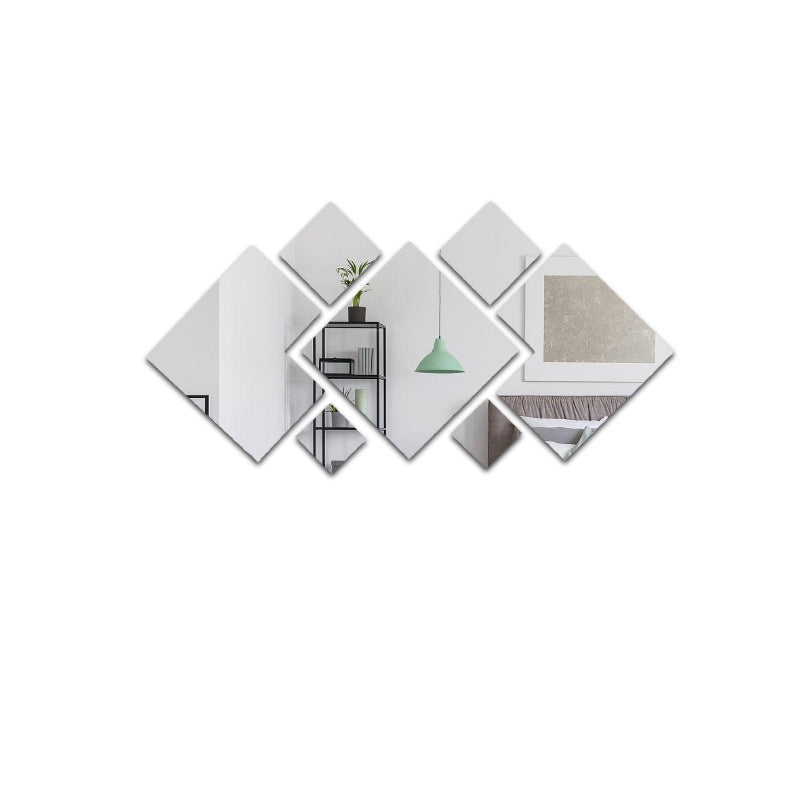 Seven-piece Square Combination Decorative Mirror