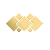 Seven-piece Square Combination Decorative Mirror