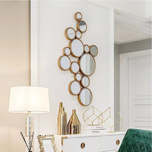 Round Dining-side Mirror Hallway Mirror Decorative Mirror