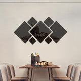 Seven-piece Square Combination Decorative Mirror