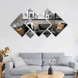 Seven-piece Square Combination Decorative Mirror