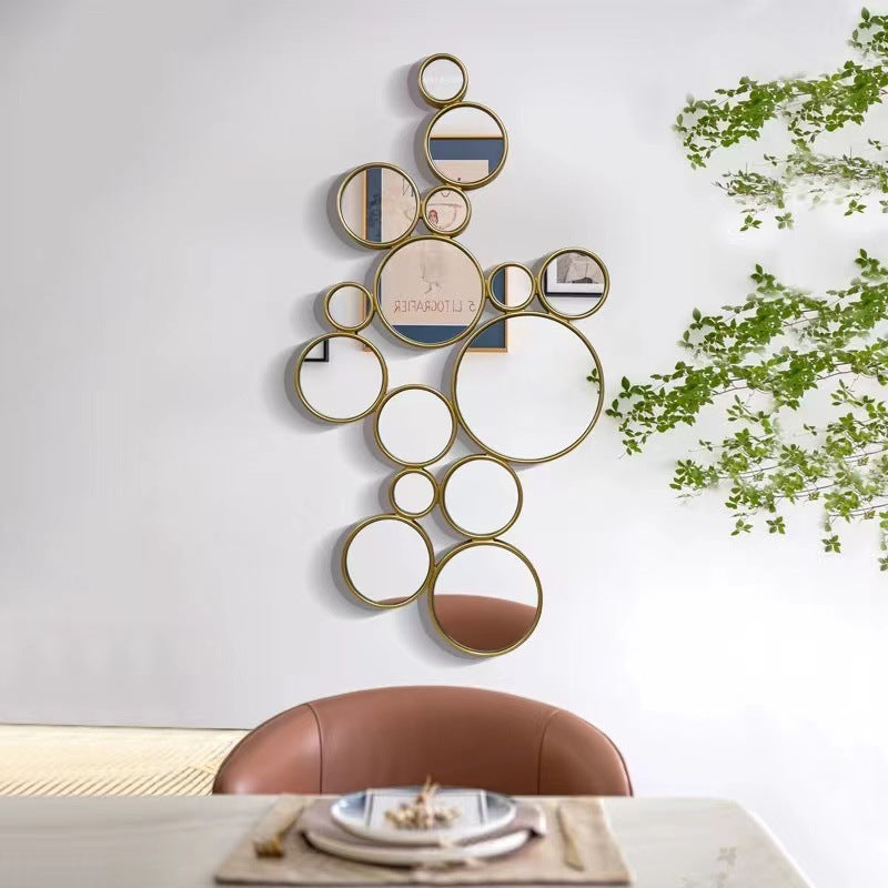 Round Dining-side Mirror Hallway Mirror Decorative Mirror