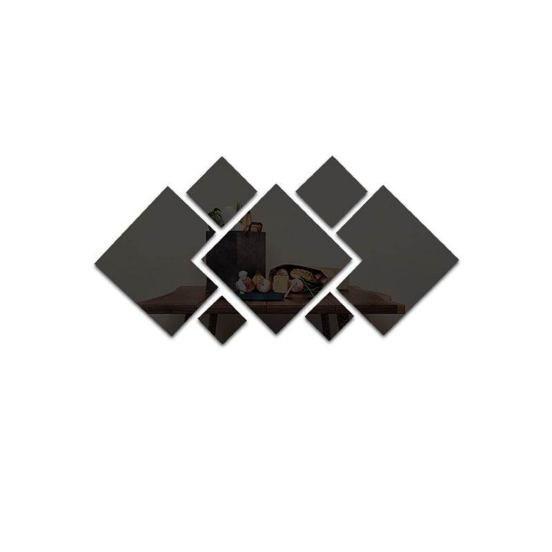 Seven-piece Square Combination Decorative Mirror