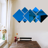 Seven-piece Square Combination Decorative Mirror