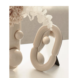 Home Fashion Desktop Decorative Ceramic Mirror